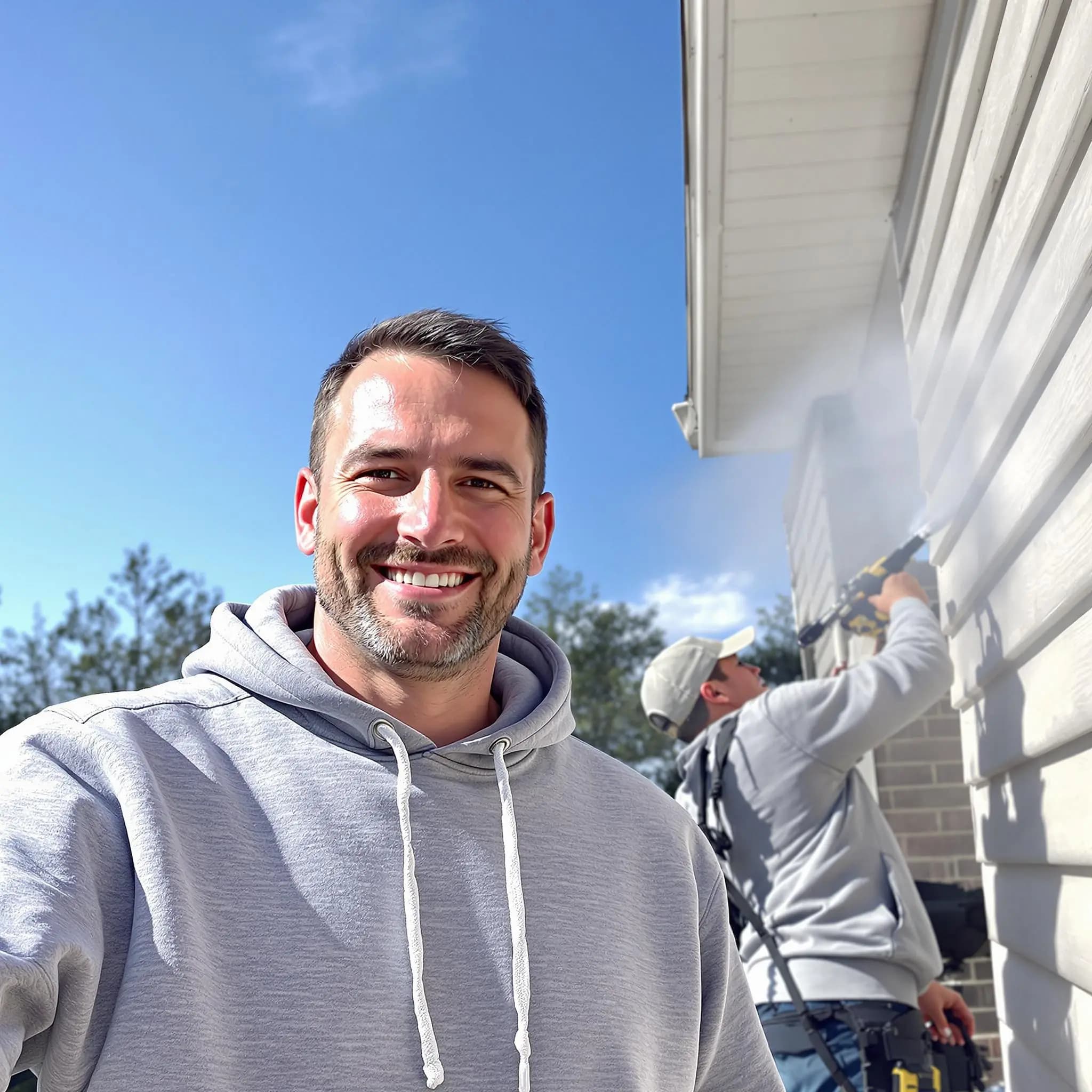 The Green Power Washing team.