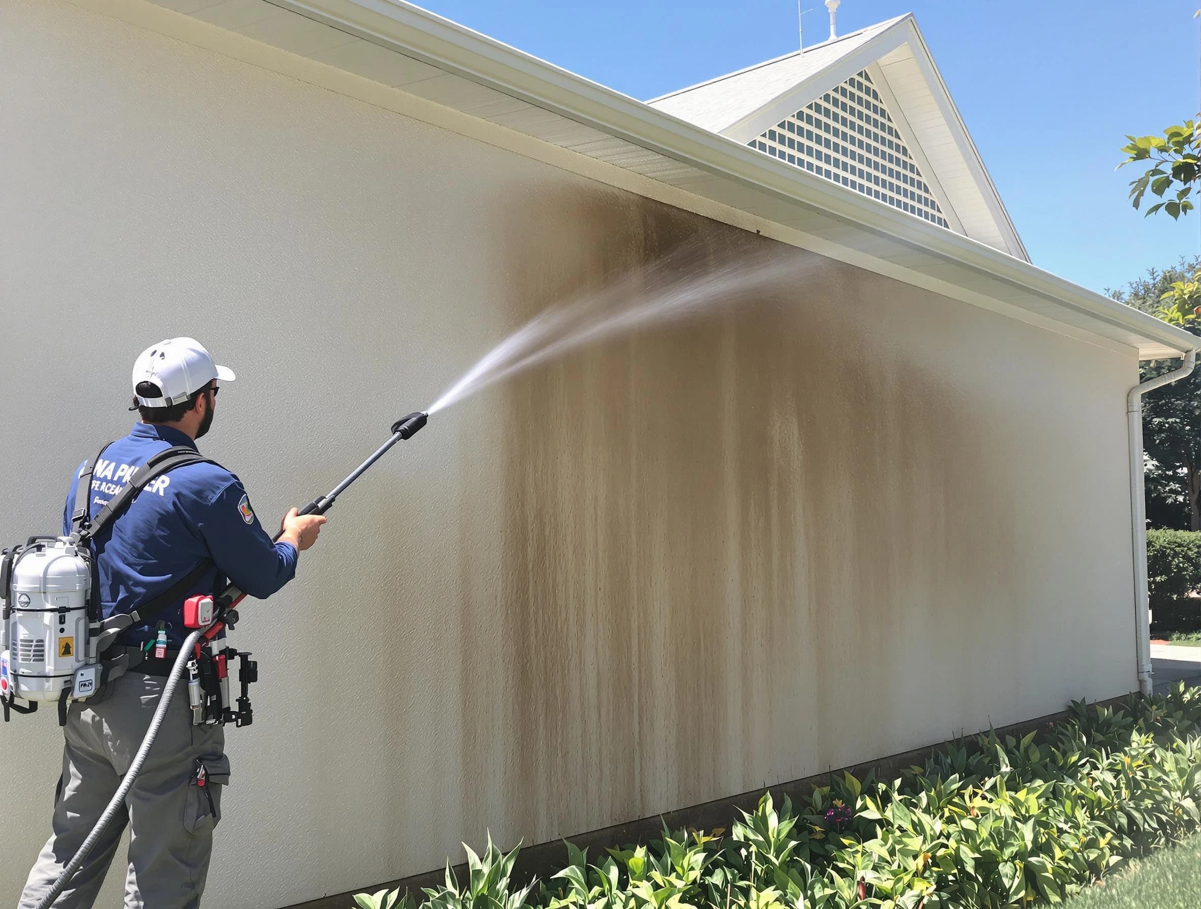 Green Power Washing expert providing thorough power washing service in Green