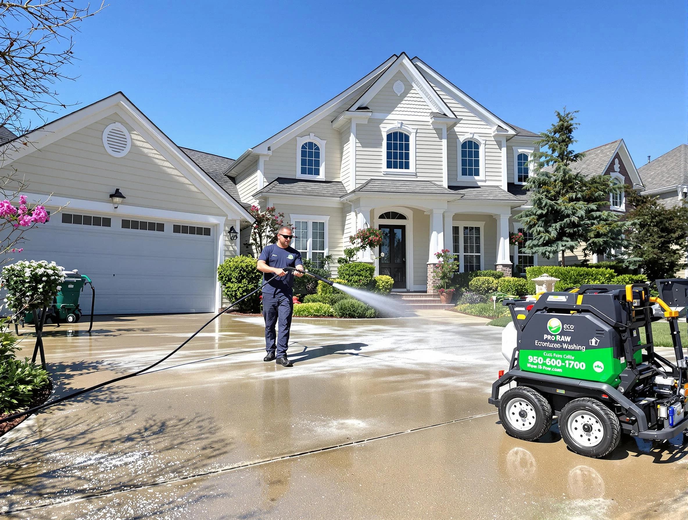 Pressure Washing in Green